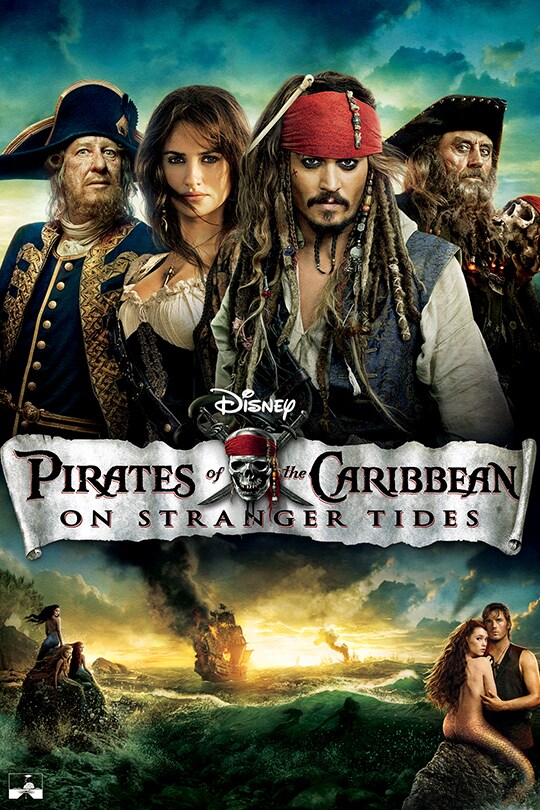 Pirates of the Caribbean · On Stranger Tides · Offizielles Poster · Originalversion
