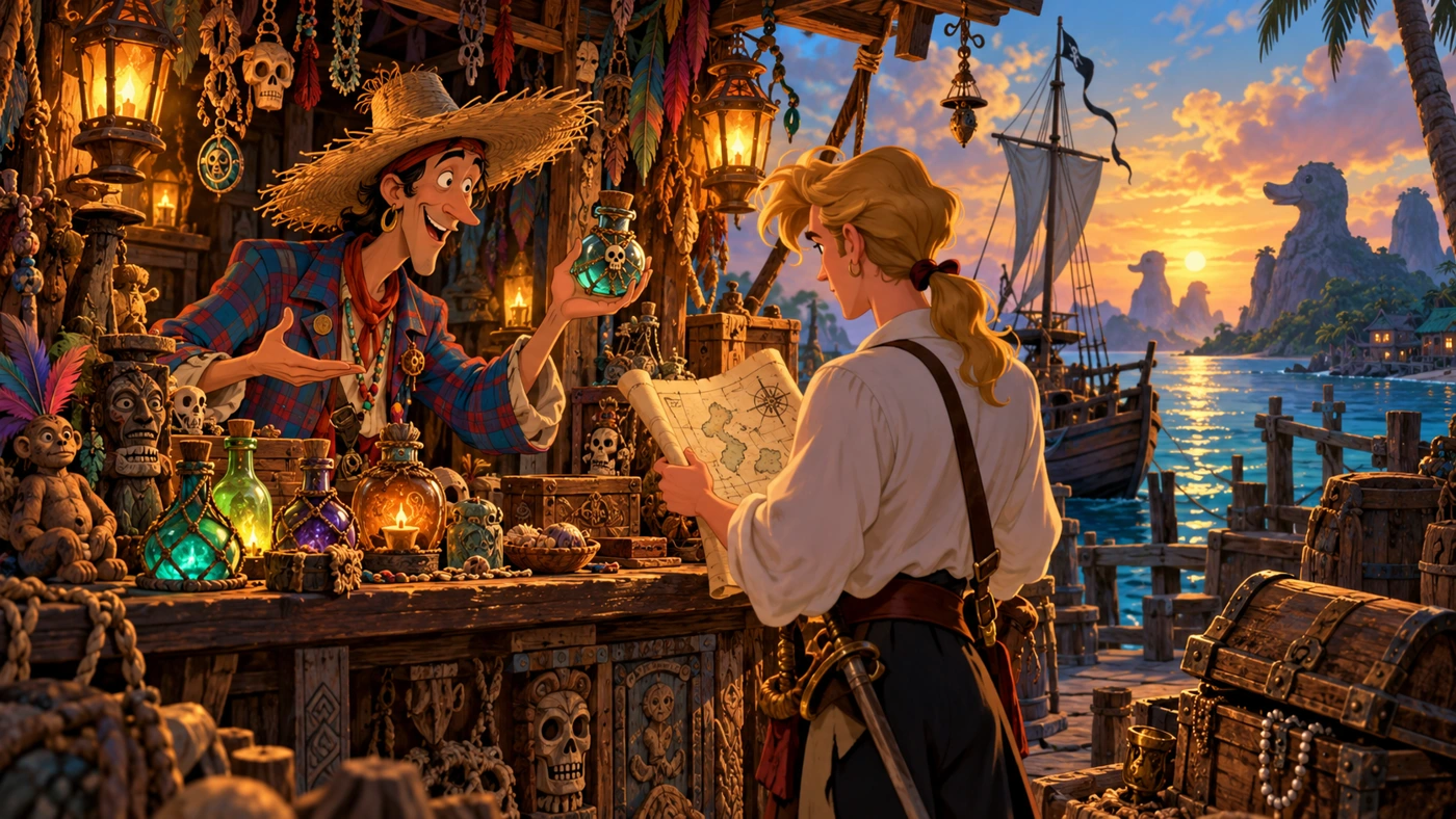 Rottingham torna a chiedere vendetta, Wally combina un guaio e Stan vende oggetti vudù usati: Guybrush deve ricostruire la propria fortuna.