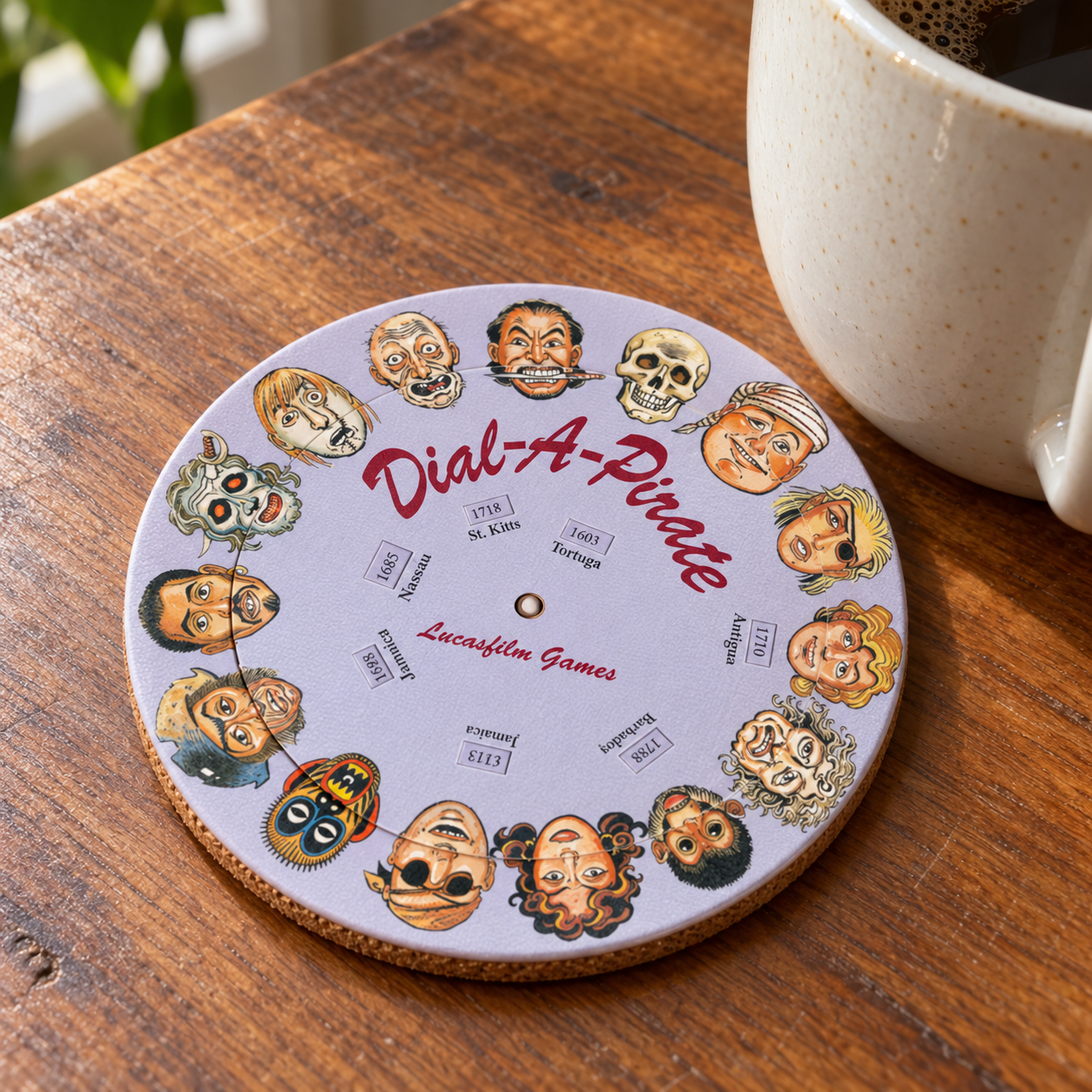 Sottobicchiere Dial-A-Pirate