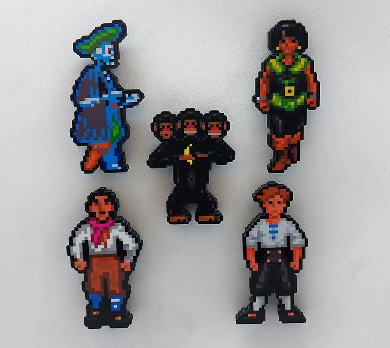 Piccoli personaggi in pixel art