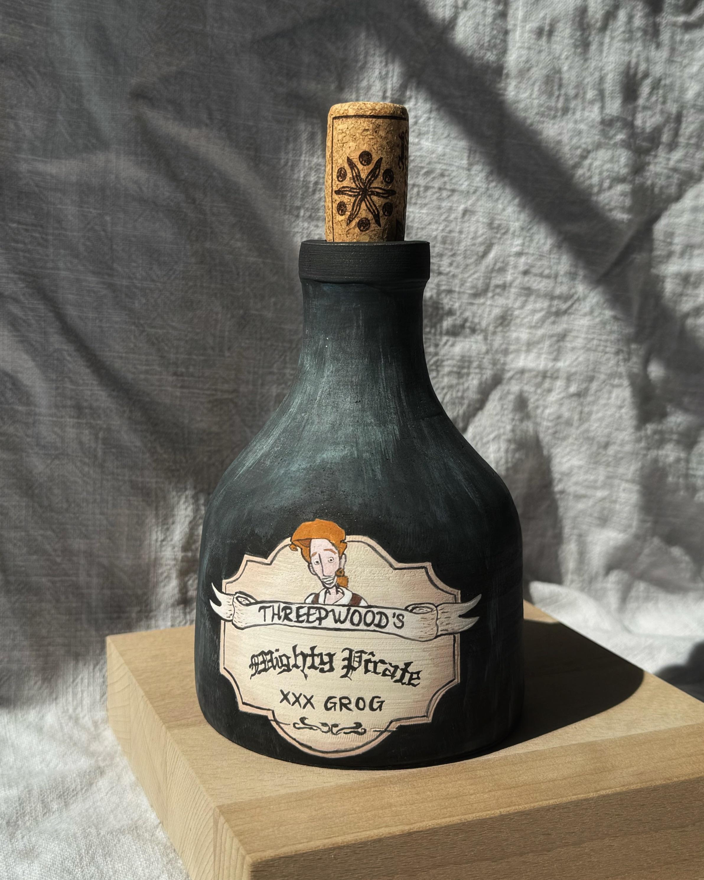 Bottiglia decorativa Threepwood’s Grog