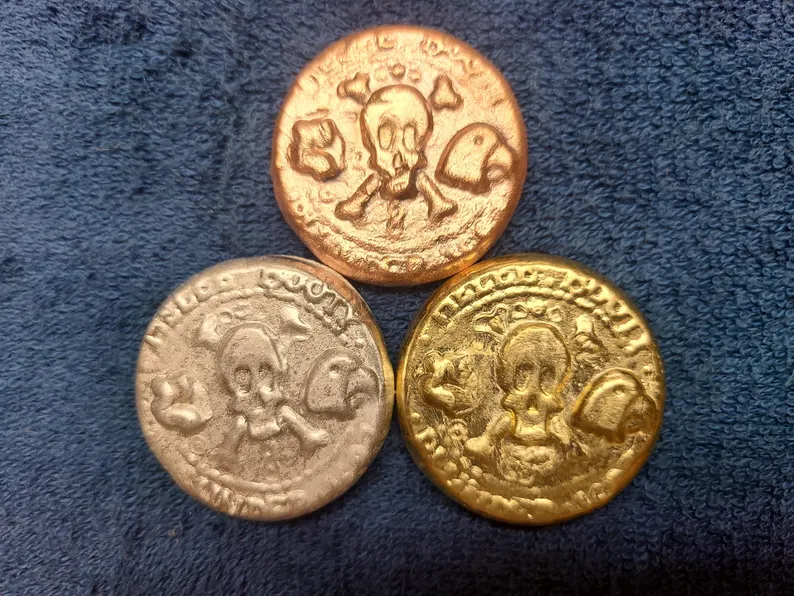 Pezzi da otto in tre finiture