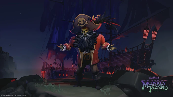 LeChuck nella rilettura di Sea of Thieves.