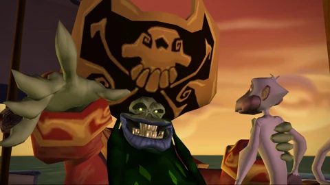 LeChuck in einer Werbeszene des Abenteuers.