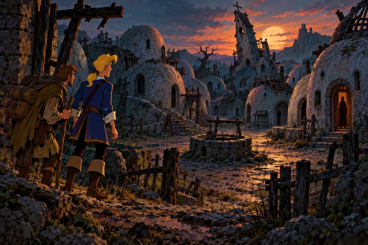 Ecstatica incontra Monkey Island · illustrazione originale del sito, interpretazione dei due mondi e non schermata ufficiale.