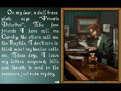 Alone in the Dark 1 · Schermata del gioco 1