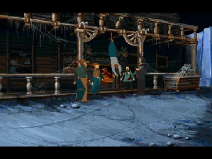 Alone in the Dark 3 · Schermata del gioco 1