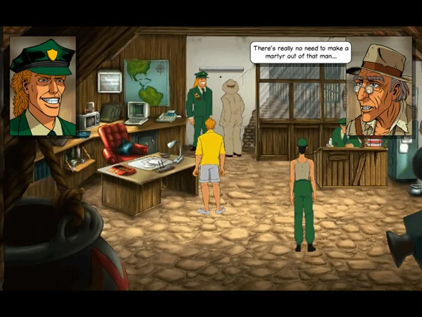 Broken Sword 2: La profezia dei Maya · Schermata del gioco 1