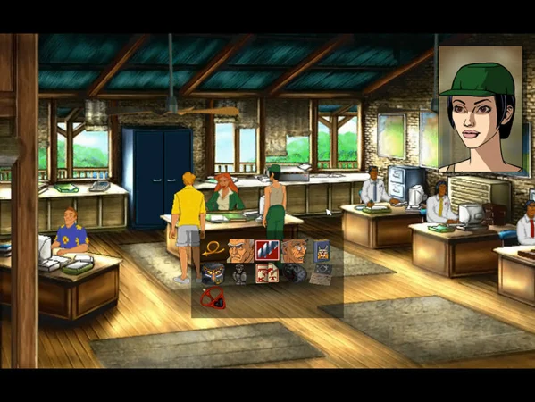 Broken Sword 2: La profezia dei Maya · Schermata del gioco 2