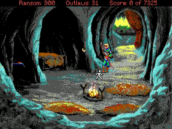 Conquests of the Longbow · Schermata del gioco 1