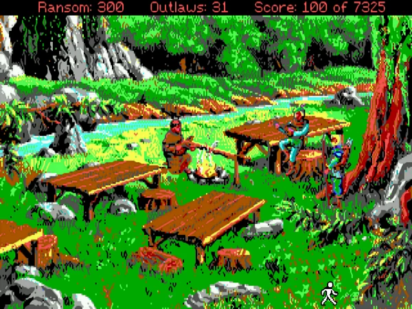 Conquests of the Longbow · Schermata del gioco 2