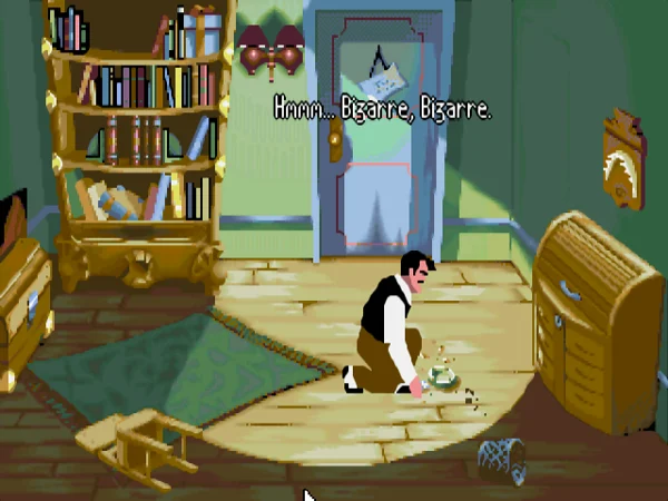 Cruise for a Corpse · Schermata del gioco 1