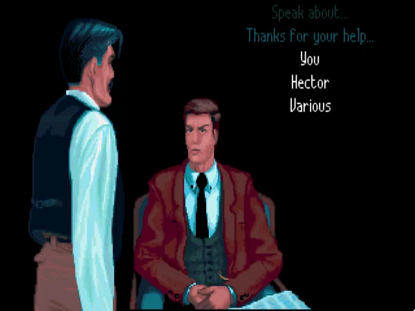 Cruise for a Corpse · Schermata del gioco 2
