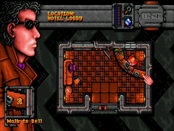 DreamWeb · Schermata del gioco 2