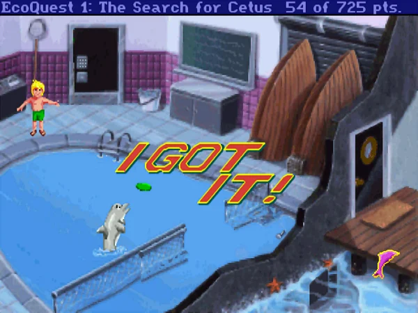 EcoQuest · Schermata del gioco 1