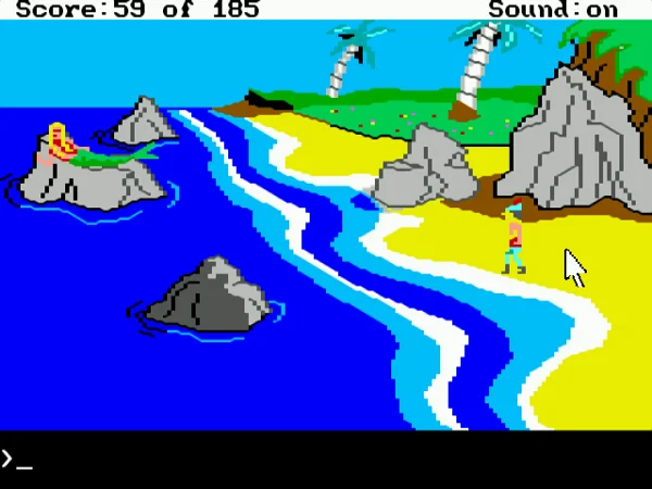 King’s Quest 2 · Schermata del gioco 1