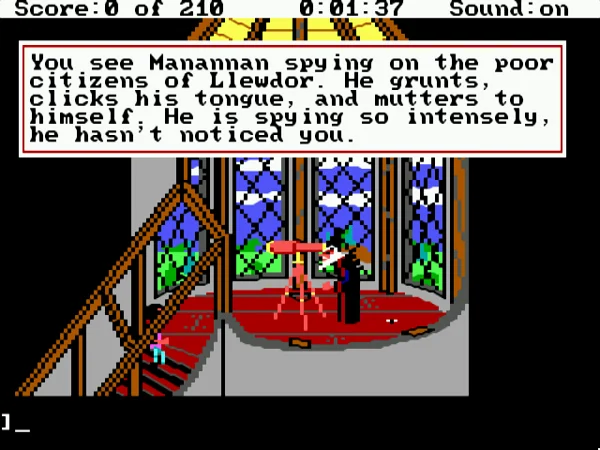 King’s Quest 3 · Schermata del gioco 2