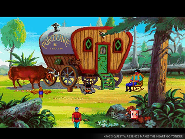 King’s Quest 4 · Schermata del gioco 1