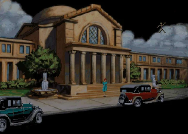Laura Bow 2: The Dagger of Amon Ra · Schermata del gioco 3
