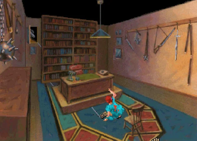Laura Bow 2: The Dagger of Amon Ra · Schermata del gioco 1