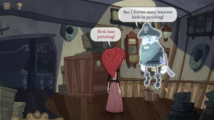 Nelly Cootalot: The Fowl Fleet · Schermata del gioco