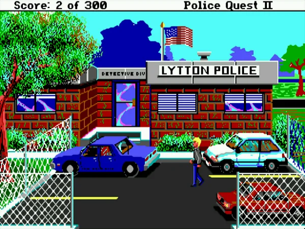 Police Quest 2 · Schermata del gioco 3