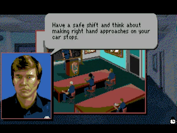 Police Quest 3 · Schermata del gioco 1