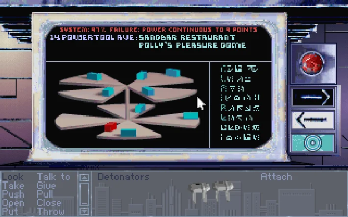 Rex Nebular and the Cosmic Gender Bender · Schermata del gioco 1