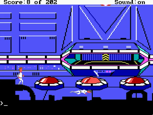 Space Quest 1 · Schermata del gioco 1