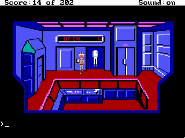 Space Quest 1 · Schermata del gioco 2