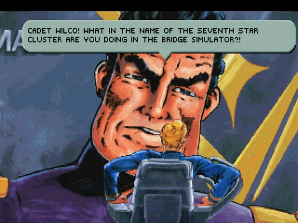 Space Quest 5 · Schermata del gioco 1