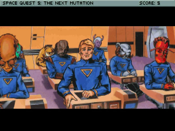 Space Quest 5 · Schermata del gioco 2