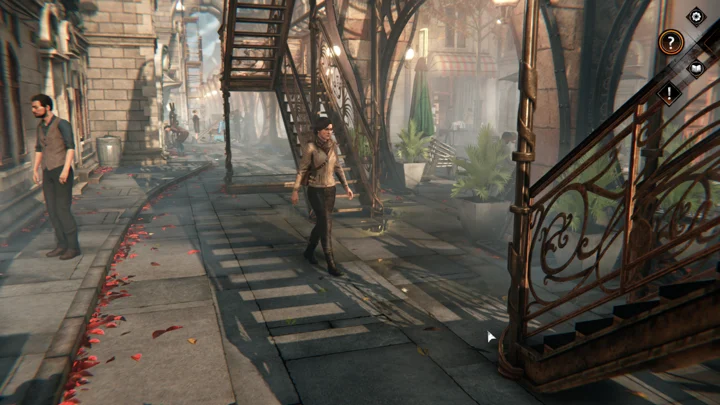 Syberia: The World Before · Schermata del gioco 3