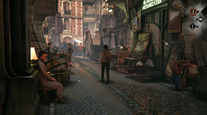 Syberia: The World Before · Schermata del gioco 2