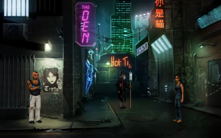 Technobabylon · Schermata del gioco 3