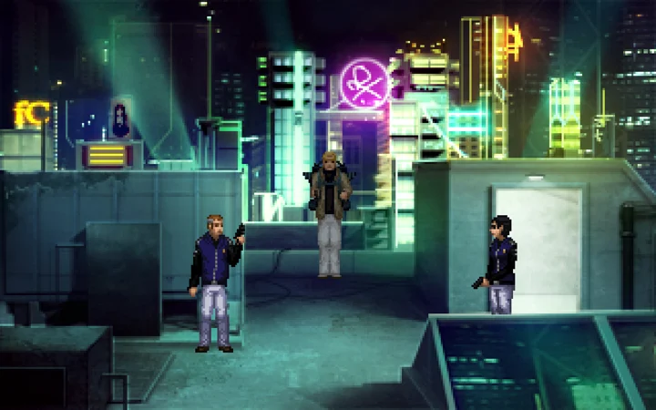 Technobabylon · Schermata del gioco 1