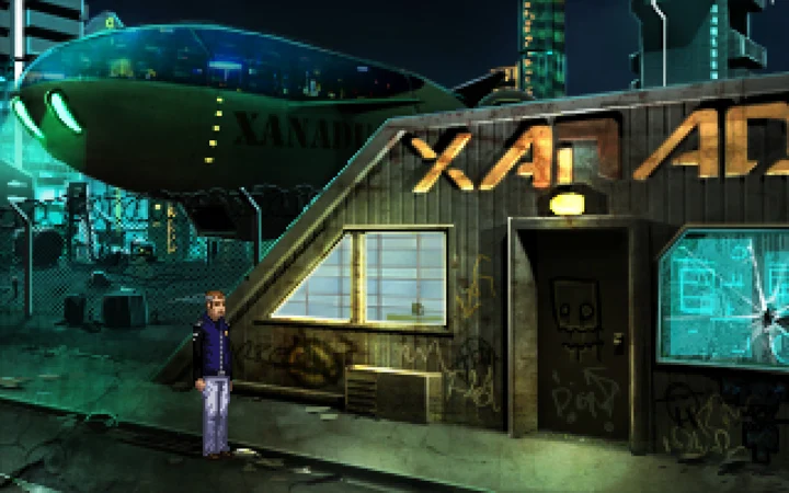 Technobabylon · Schermata del gioco 2