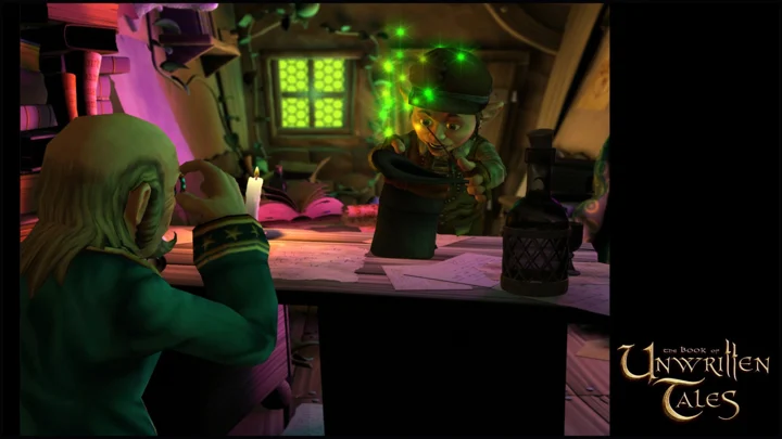 The Book of Unwritten Tales · Schermata del gioco 2
