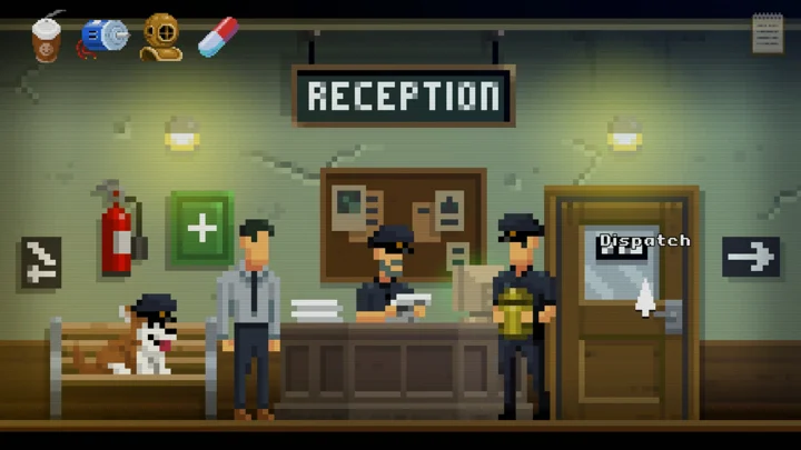 The Darkside Detective · Schermata del gioco 2