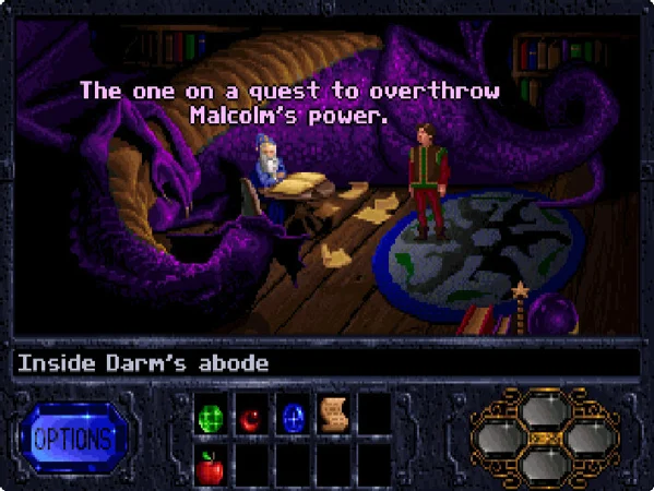 The Legend of Kyrandia 1 · Schermata del gioco 1