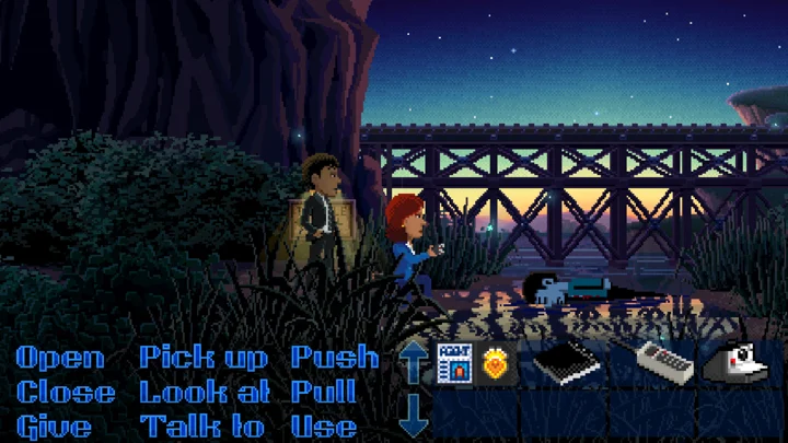 Thimbleweed Park · Schermata del gioco 1