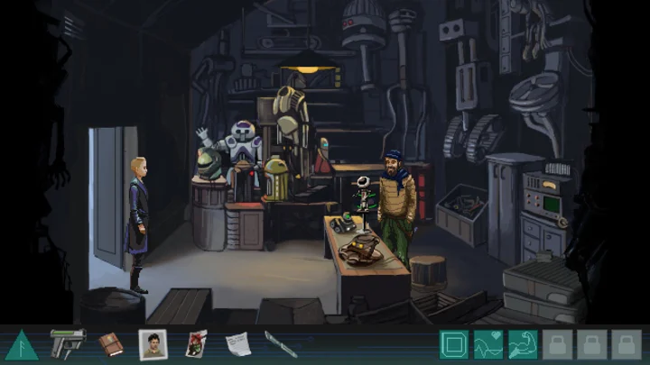 Whispers of a Machine · Schermata del gioco 1