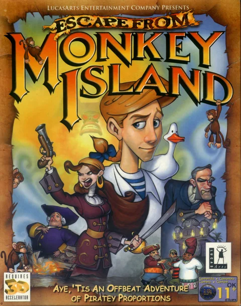 Escape from Monkey Island · Copertina
