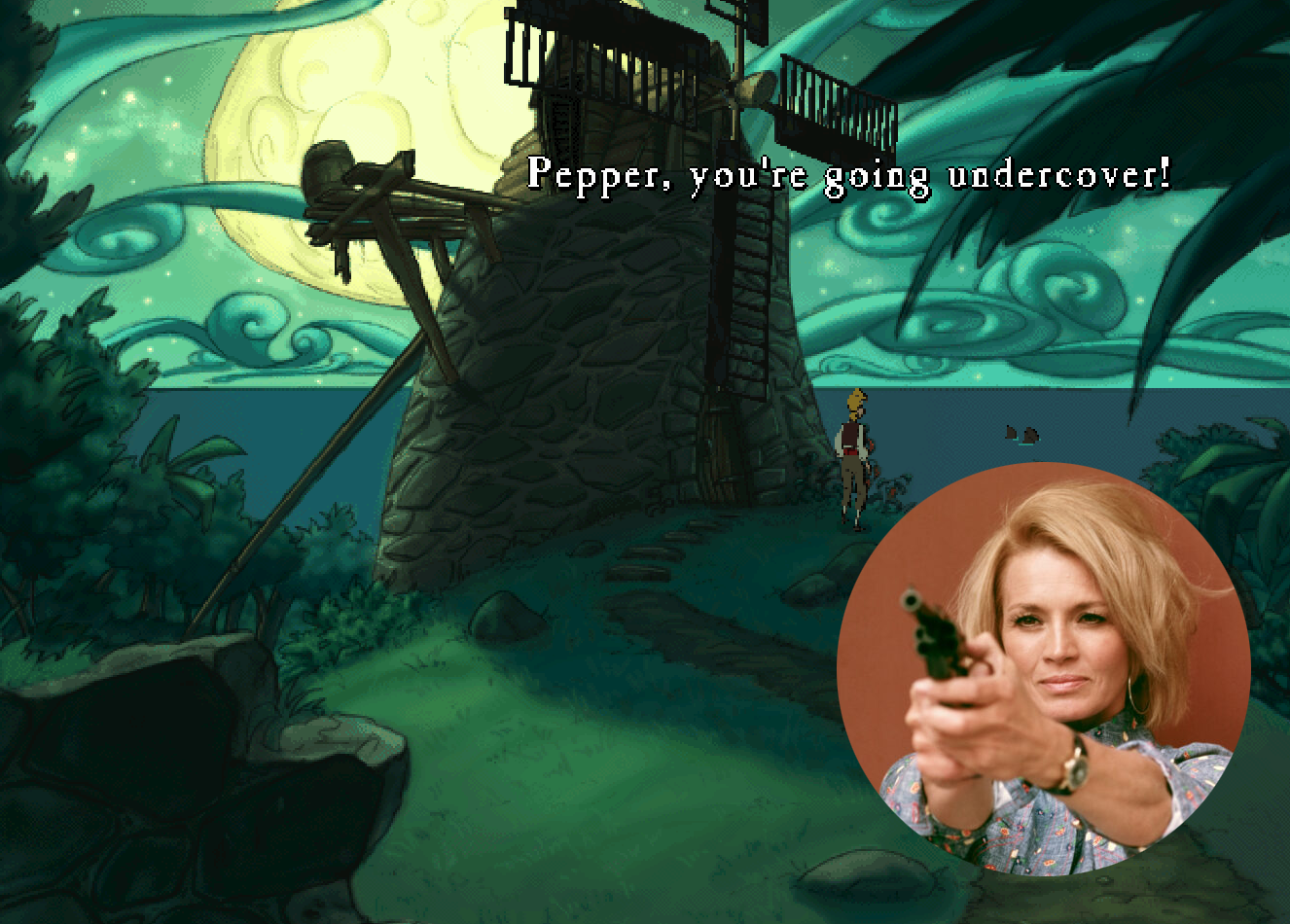 Pepper, you're going undercover!