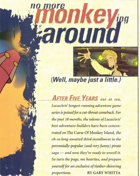 The Curse of Monkey Island · PC Gamer · Pagina 3